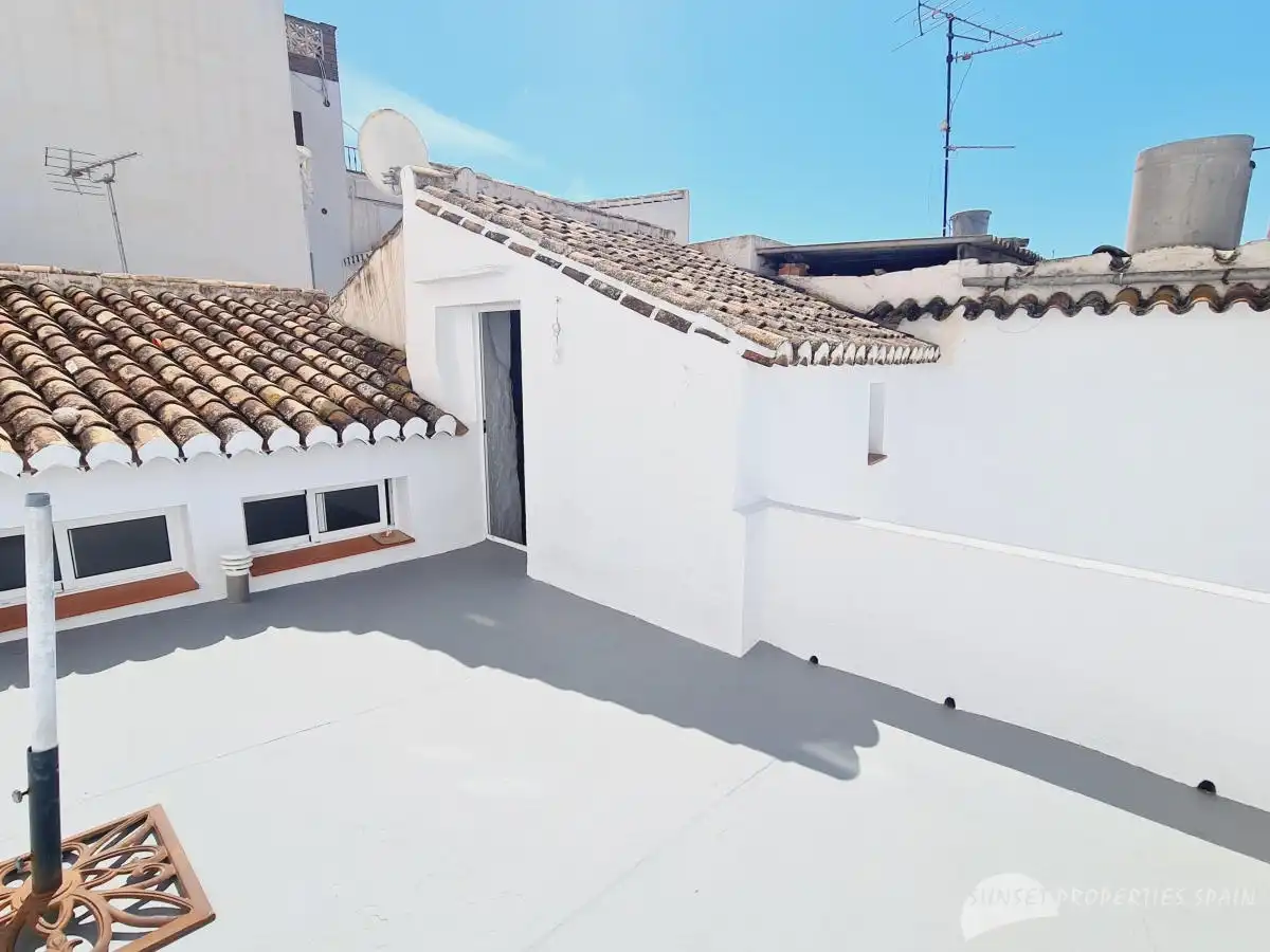 Terrace of Houses for sale in Cómpeta  with Furnished