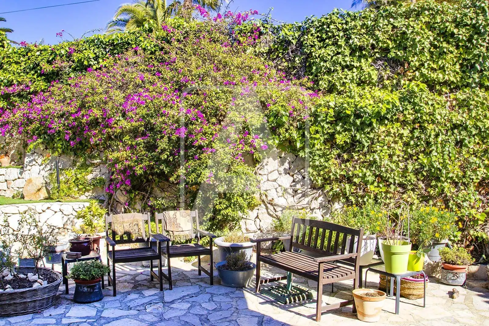 Terrassa de Finca rústica en venda en Calpe / Calp amb Aire condicionat, Calefacció i Jardí privat