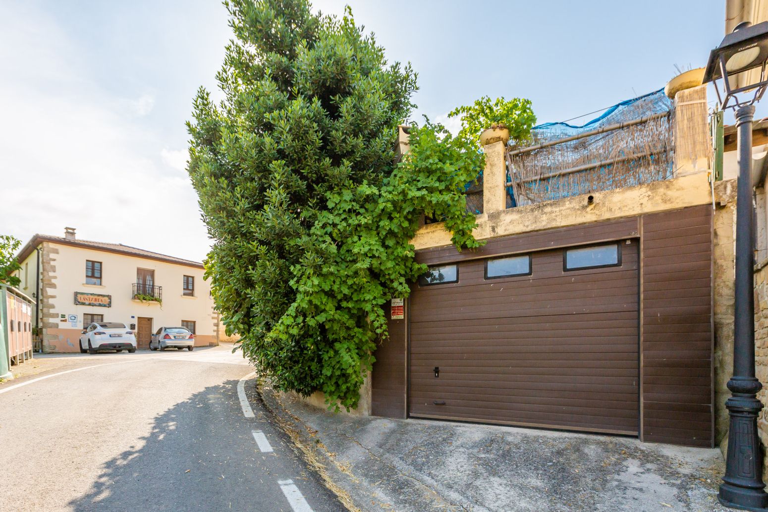 Exterior view of Single-family semi-detached for sale in Ibargoiti  with Heating, Parquet flooring and Terrace