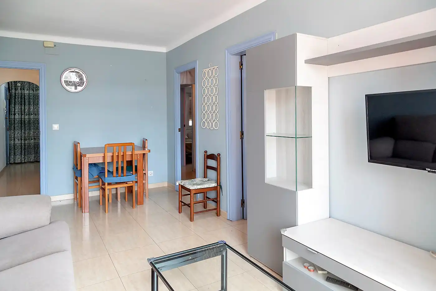 Sala d'estar de Àtic en venda en Santa Coloma de Gramenet amb Aire condicionat, Calefacció i Forn