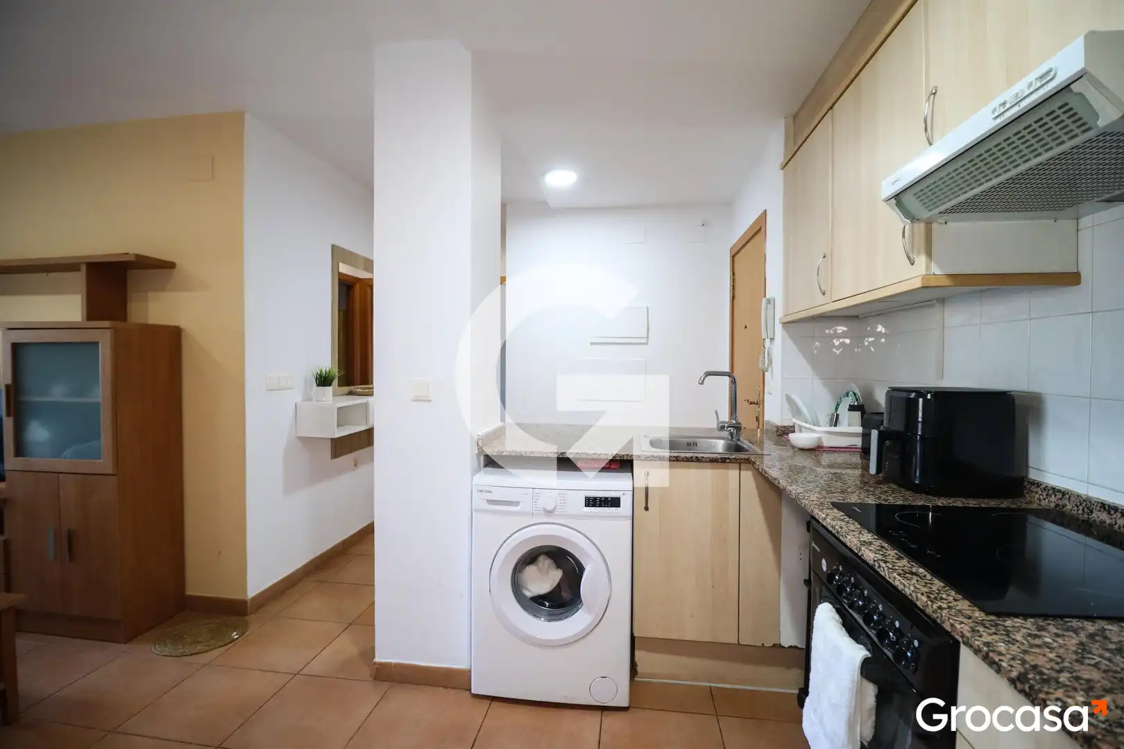 Kitchen of Flat for sale in Sagunto / Sagunt  with Terrace, Furnished and Oven