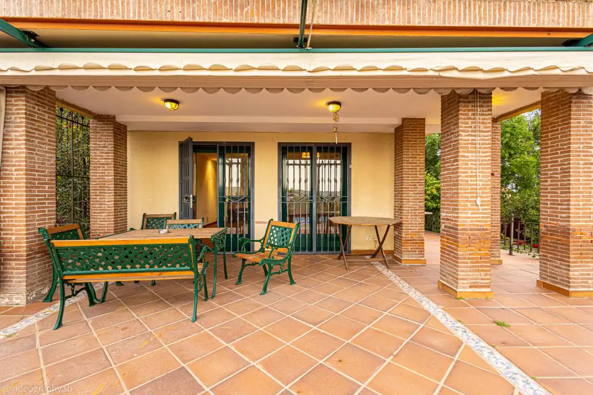 Terraza de Casa o chalet en venta en Morata de Tajuña con Aire acondicionado, Calefacción y Jardín privado
