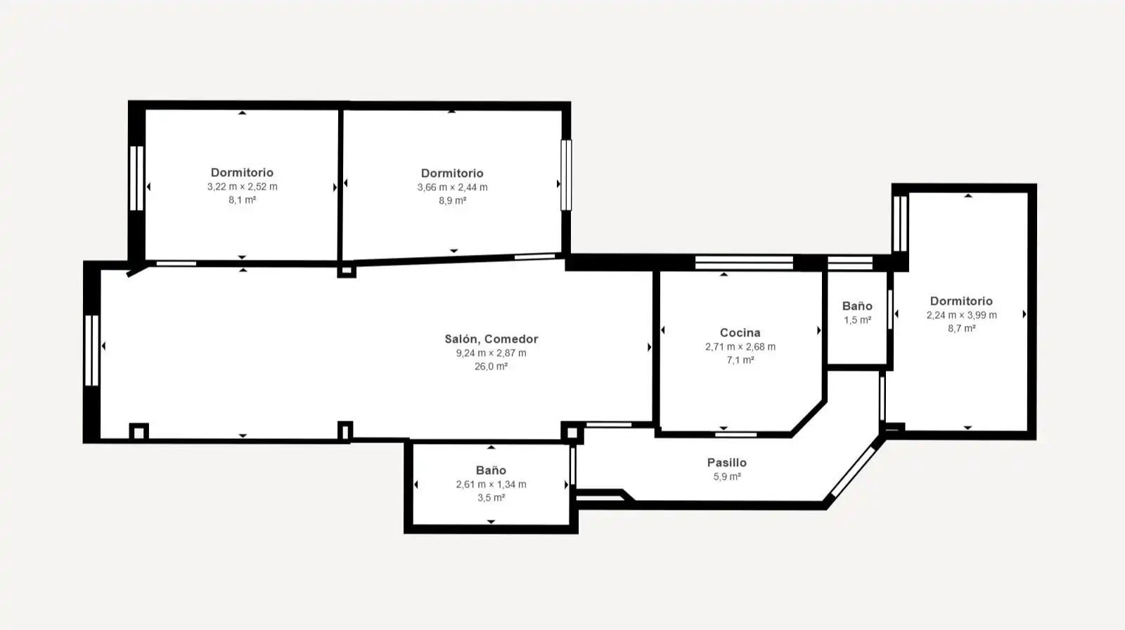 Flat for sale in Bilbao   with Heating