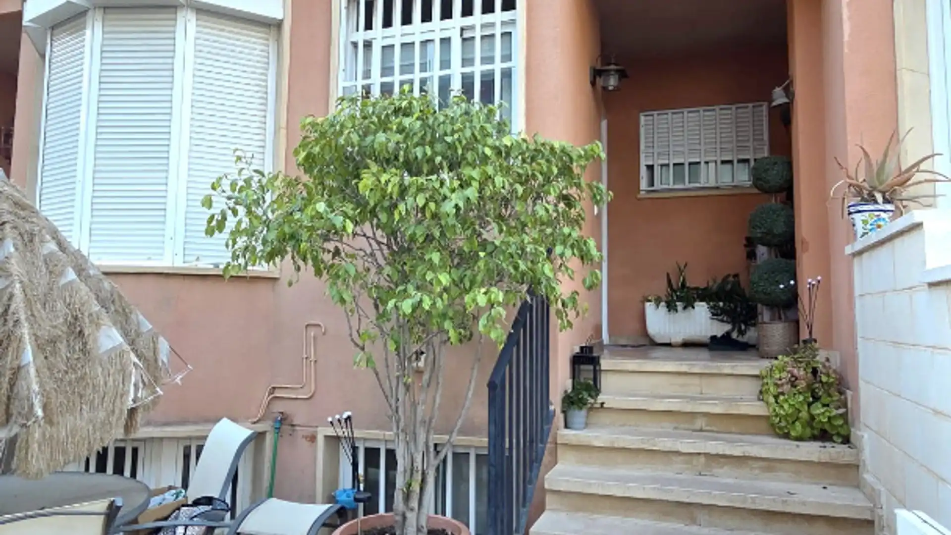 Terrassa de Casa adosada en venda en Sant Joan d'Alacant amb Aire condicionat, Calefacció i Jardí privat