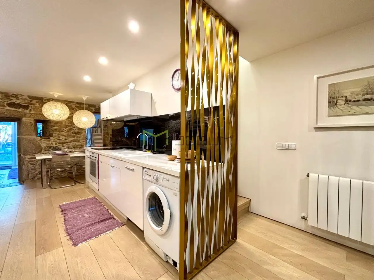 Cocina de Casa o chalet en venta en Santiago de Compostela  con Calefacción, Jardín privado y Amueblado