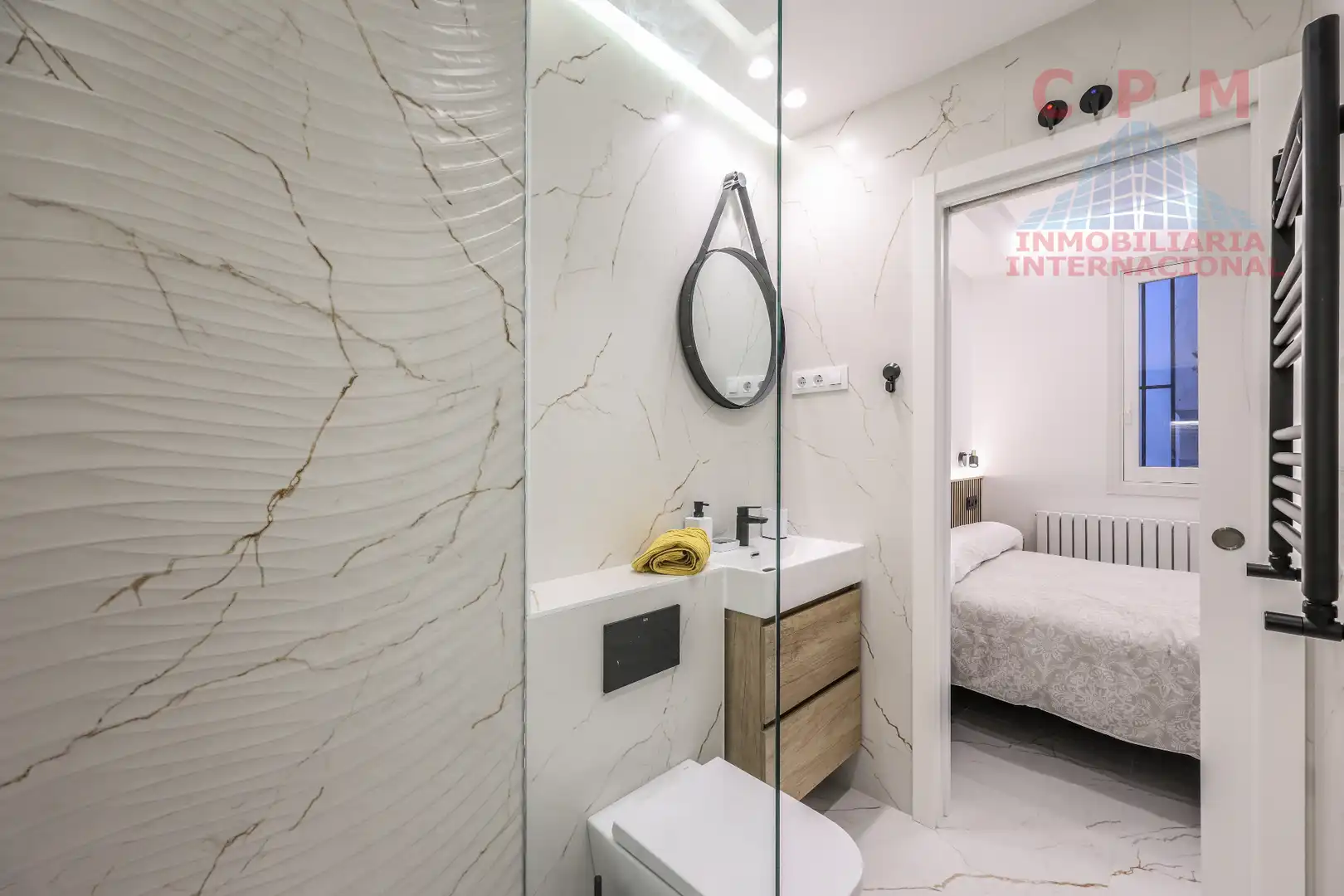 Baño de Piso de alquiler en Madrid con Aire acondicionado, Calefacción y Parquet