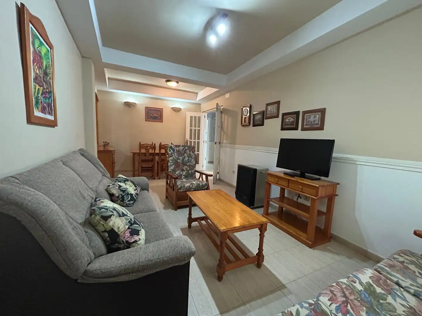 Sala d'estar de Apartament de lloguer en Almendralejo amb Moblat