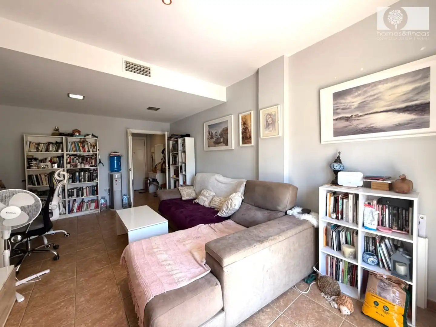 Living room of Flat for sale in Ayamonte  with Air Conditioner, Furnished and Community pool