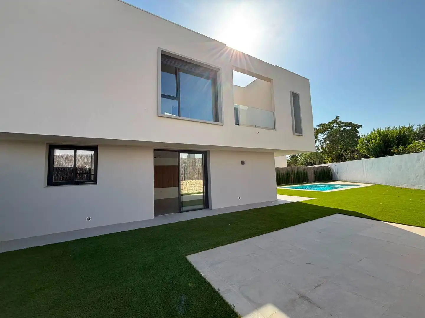 Vista exterior de Casa o chalet en venta en Sant Joan d'Alacant con Aire acondicionado y Piscina