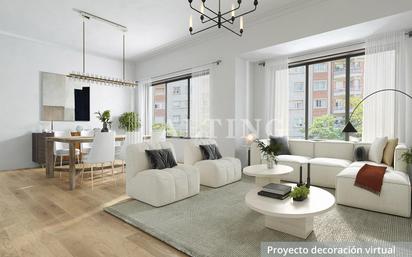 Living room of Flat for sale in  Barcelona Capital  with Terrace