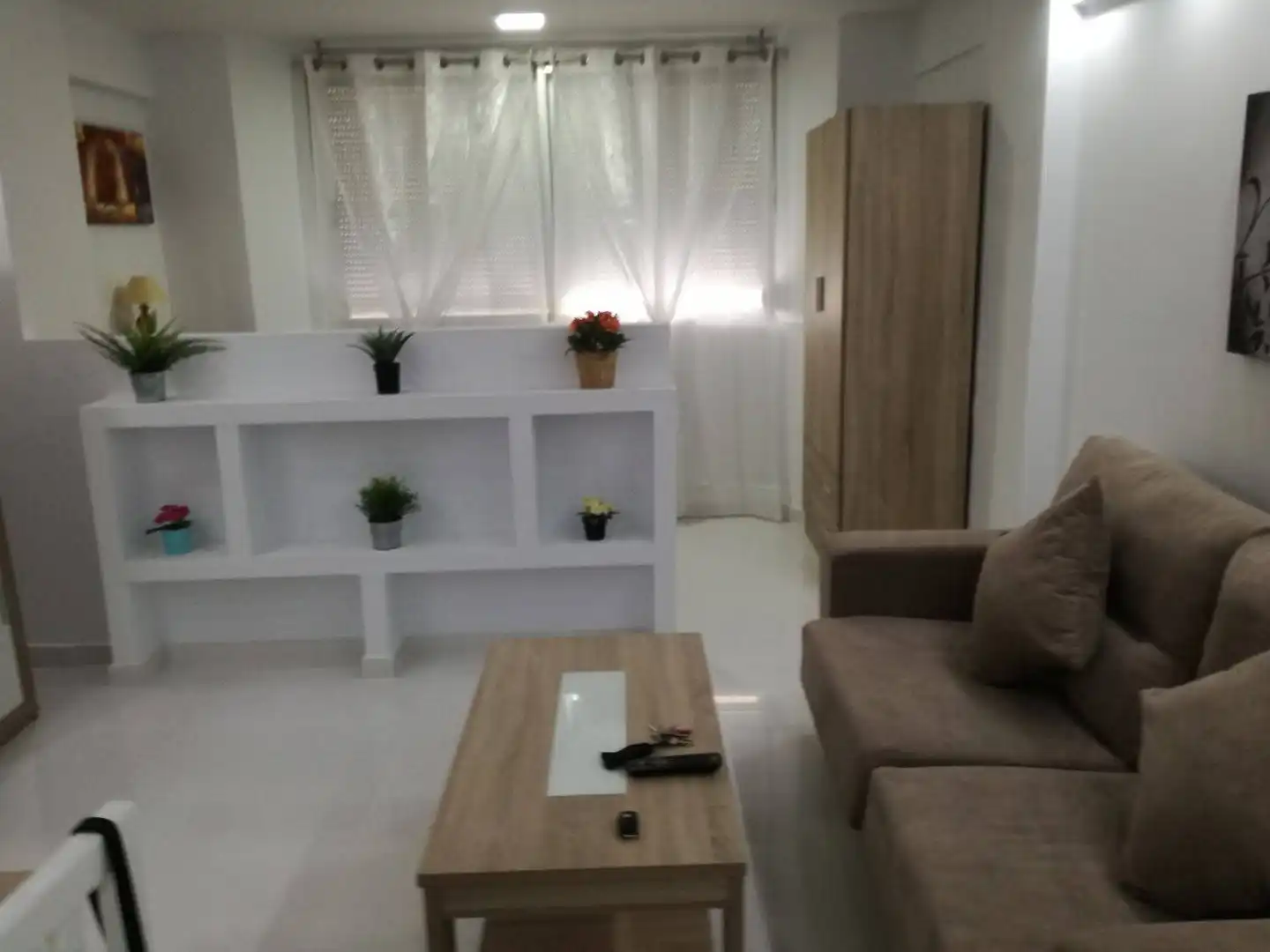 Sala de estar de Estudio de alquiler en Vélez-Málaga con Amueblado, Lavadora y Microondas