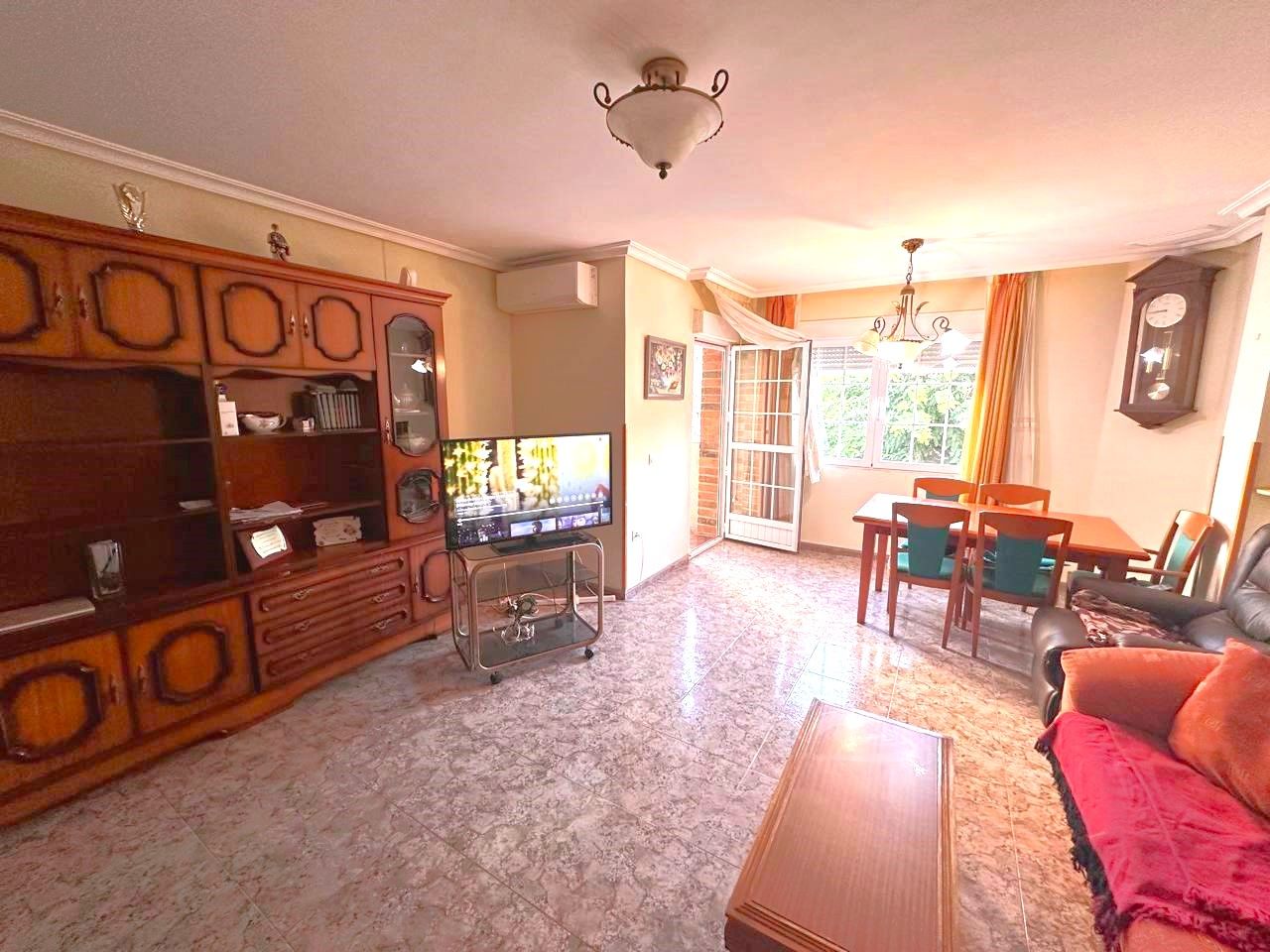 Living room of Flat for sale in San Javier  with Air Conditioner, Terrace and Furnished
