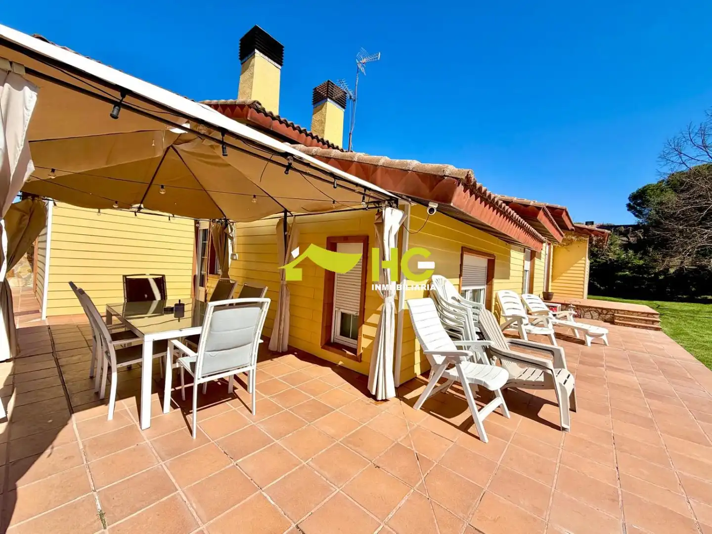 Terraza de Casa o chalet en venta en Villaviciosa de Odón con Aire acondicionado, Calefacción y Jardín privado