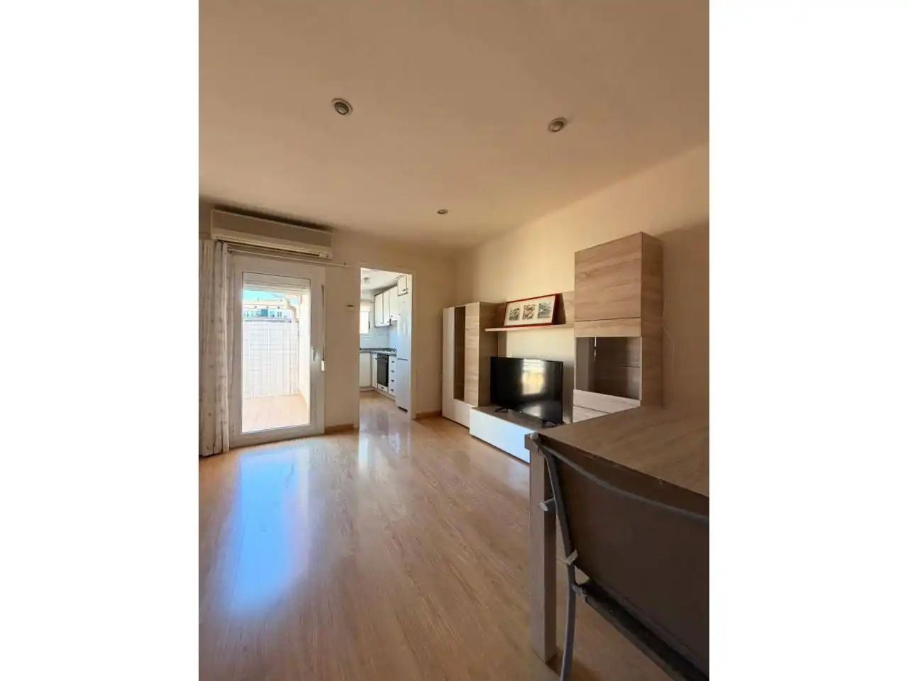 Sala de estar de Piso en venta en Manresa con Calefacción, Parquet y Terraza