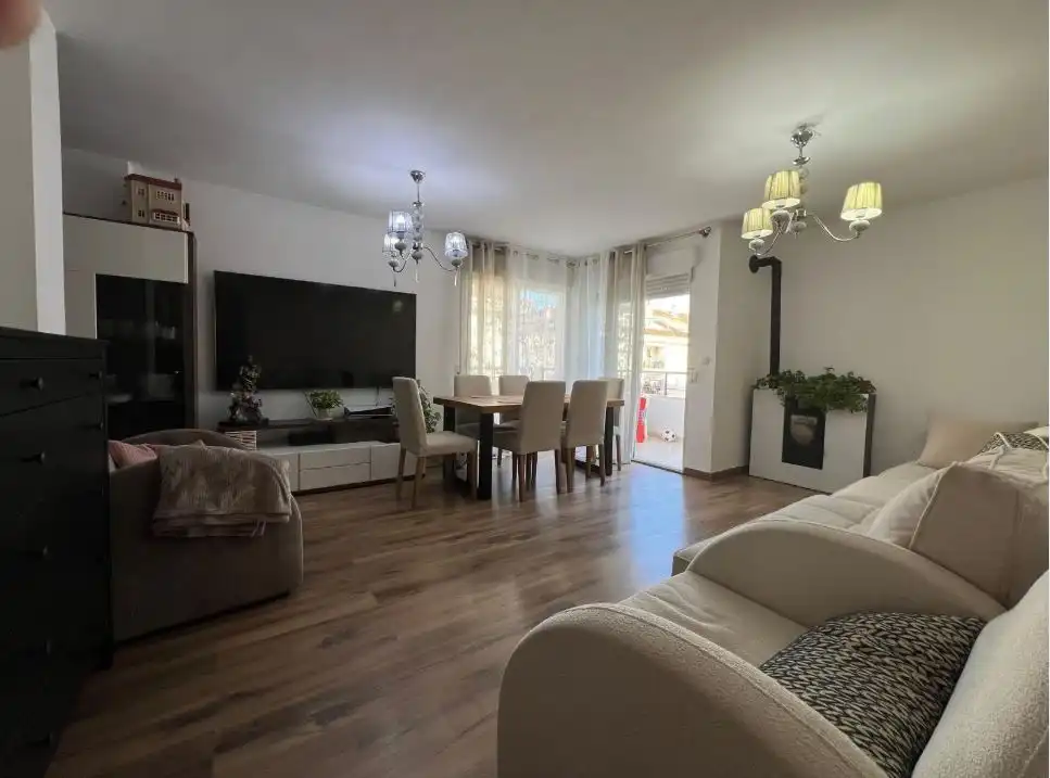 Living room of Flat for sale in Altea  with Air Conditioner and Parquet flooring