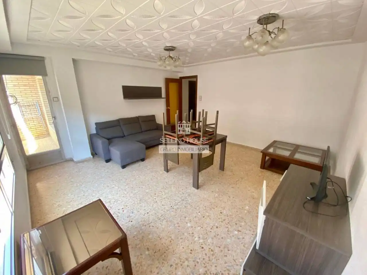 Living room of Flat for sale in Valencia  with Balcony
