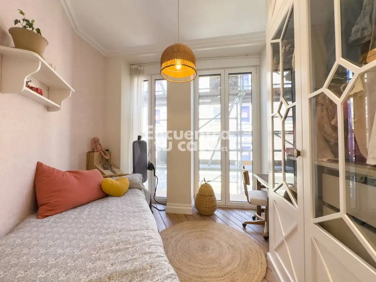 Schlafzimmer von Wohnung zum Verkauf in Donostia - San Sebastián  mit Klimaanlage, Heizung und Möbliert