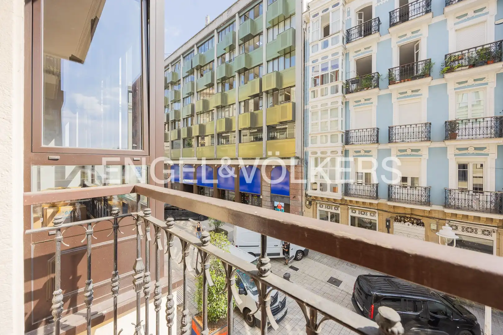 Terrasse von Wohnung zum Verkauf in Bilbao  mit Heizung, Parkett und Balkon
