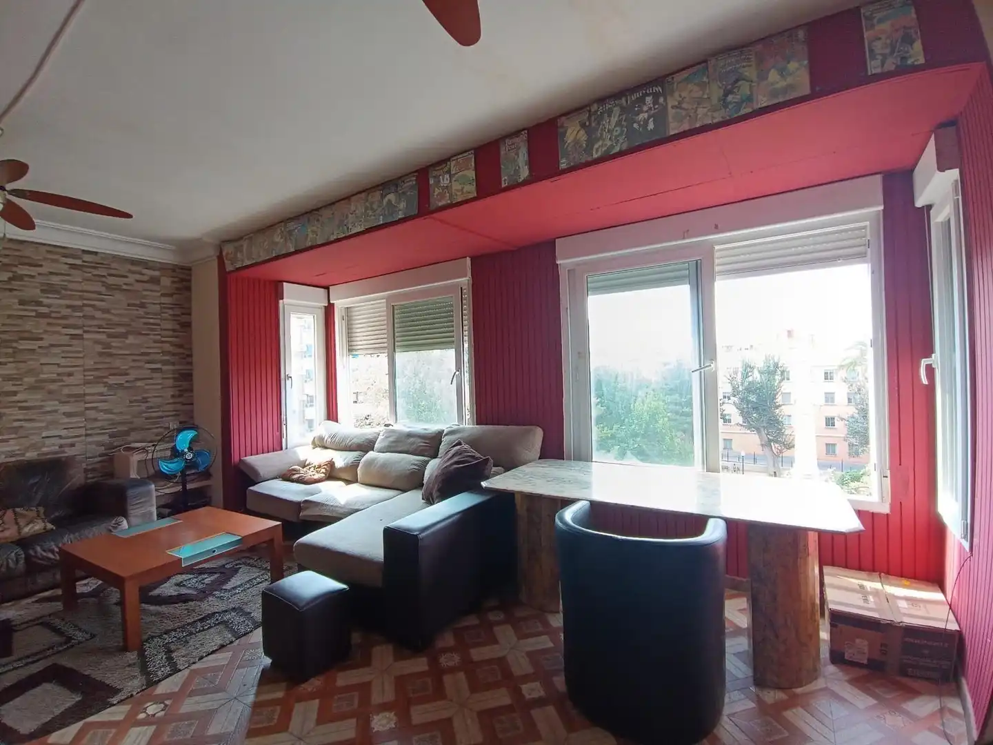Sala d'estar de Àtic en venda en Alicante / Alacant amb Terrassa i Balcó