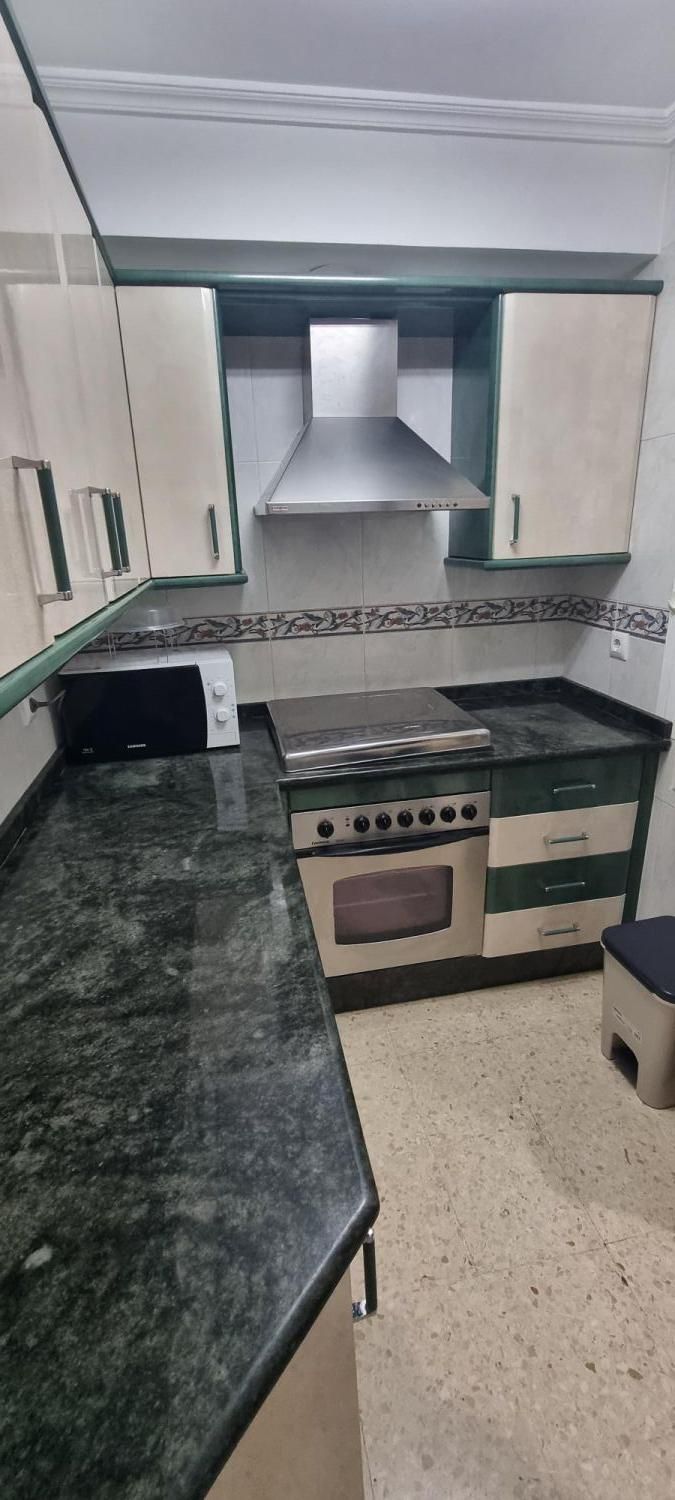 Cuina de Pis de lloguer en  Sevilla Capital amb Aire condicionat i Terrassa
