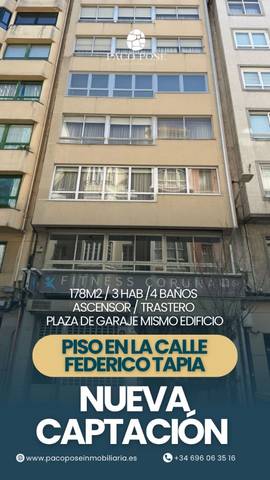 Piso en Venta en Rúa Federico Tapia, 19 en Ensanche