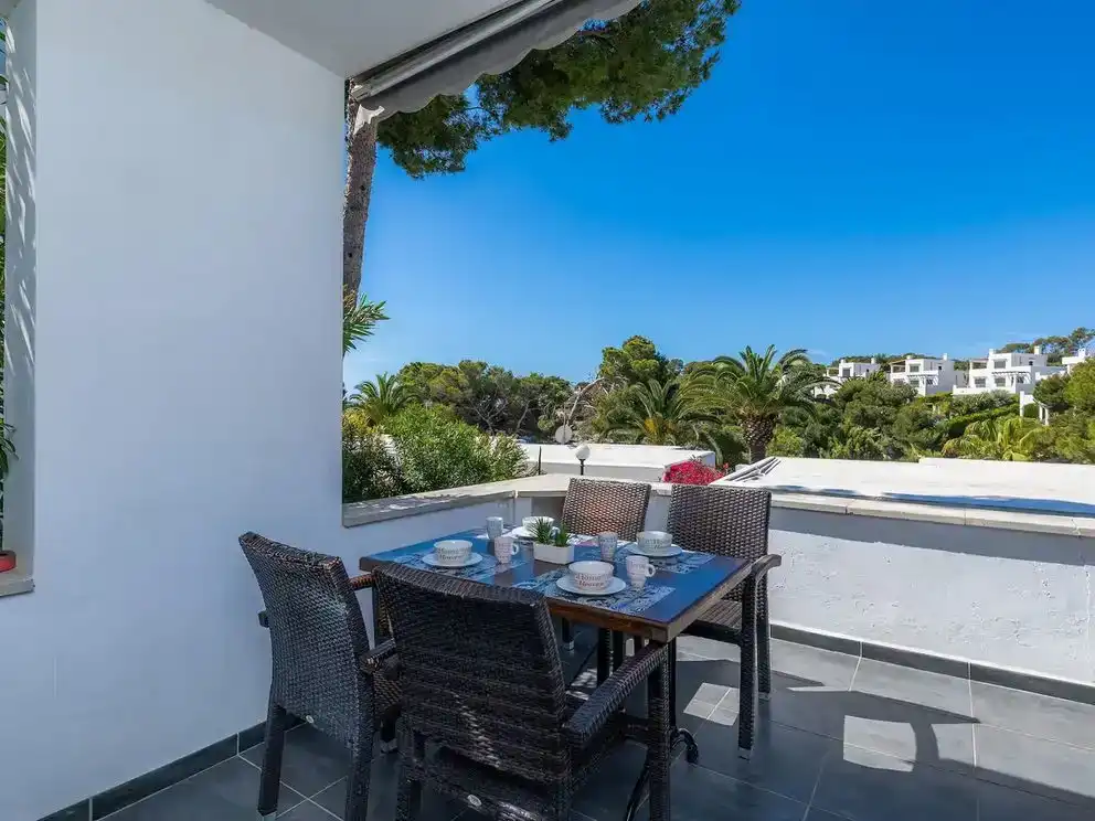 Terraza de Piso de alquiler en Santanyí con Aire acondicionado, Piscina y Amueblado