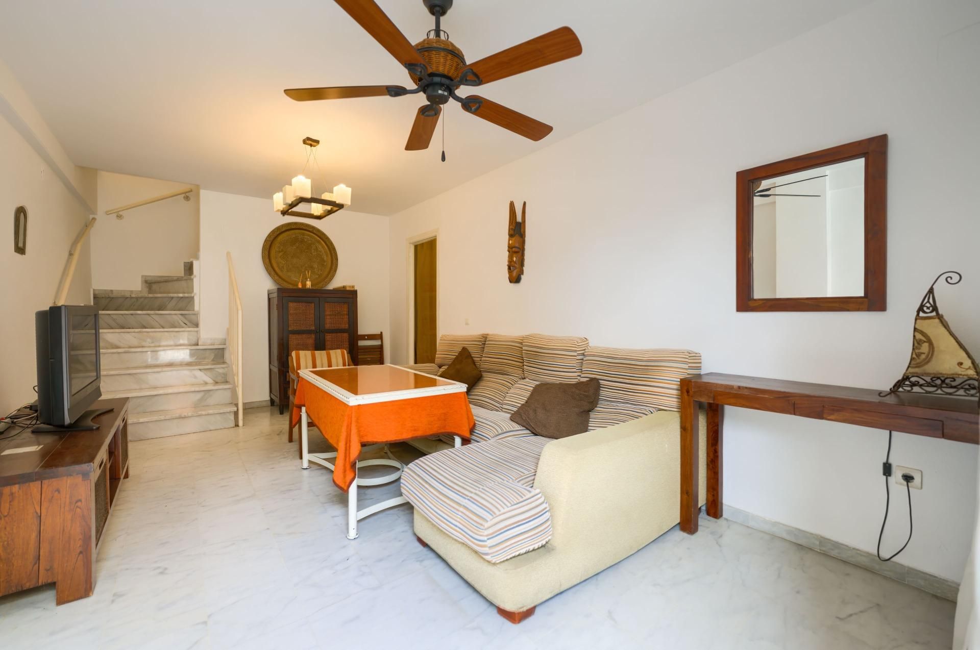 Living room of Duplex for sale in San Juan de Aznalfarache  with Private garden, Terrace and Community pool
