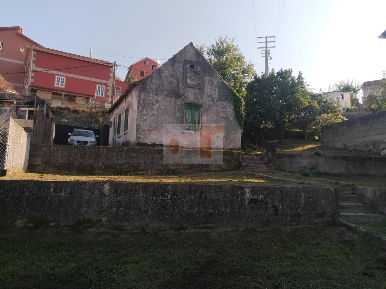 Vista exterior de Casa o xalet en venda en Moaña amb Jardí privat