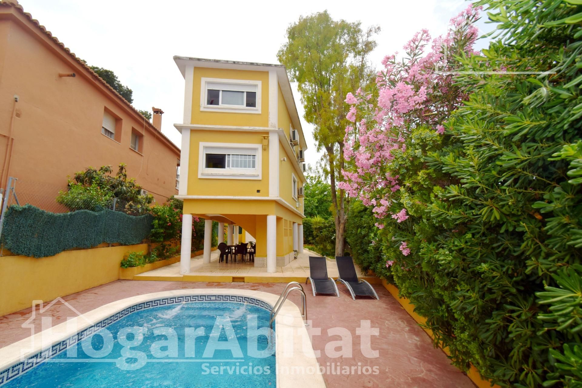 Jardín de Casa o chalet en venta en Moncada con Aire acondicionado, Calefacción y Jardín privado