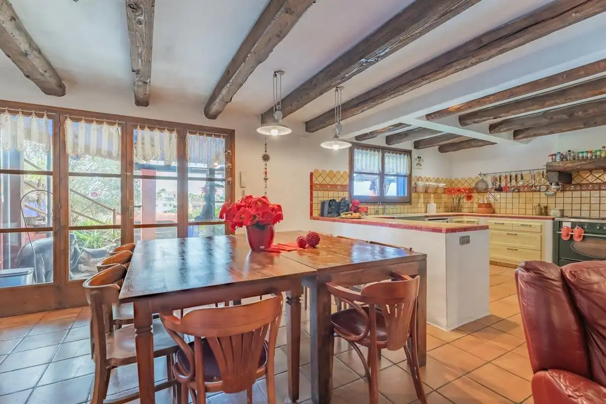 Cocina de Casa o chalet en venta en Sant Pere de Ribes con Aire acondicionado, Jardín privado y Terraza