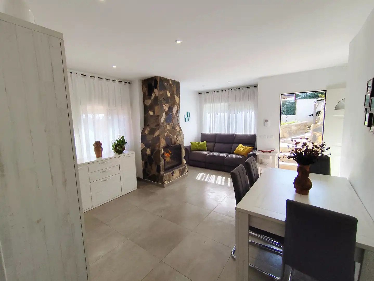 Sala de estar de Casa o chalet en venta en Piera con Jardín privado, Terraza y Trastero