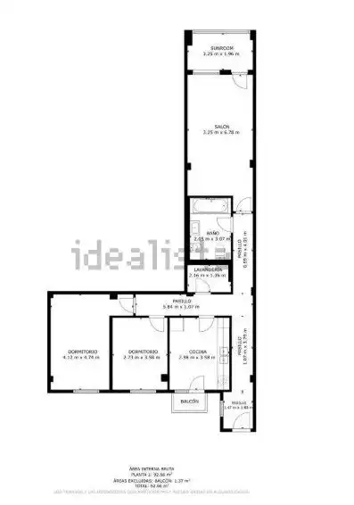 Wohnung zum Verkauf in Salamanca mit Heizung, Parkett und Terrasse