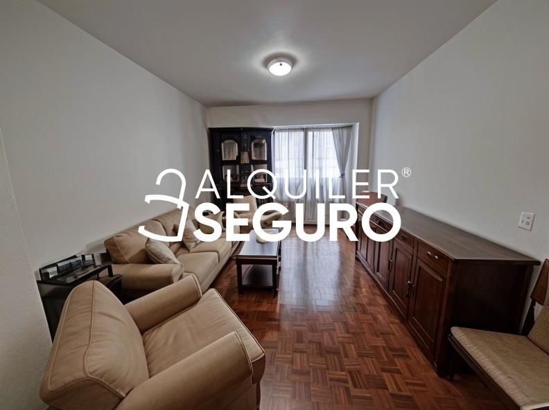 Living room of Flat to rent in  Madrid Capital  with Heating and Furnished