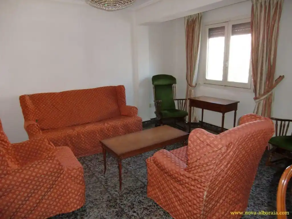 Sala d'estar de Pis en venda en Alboraya amb Aire condicionat, Moblat i Balcó