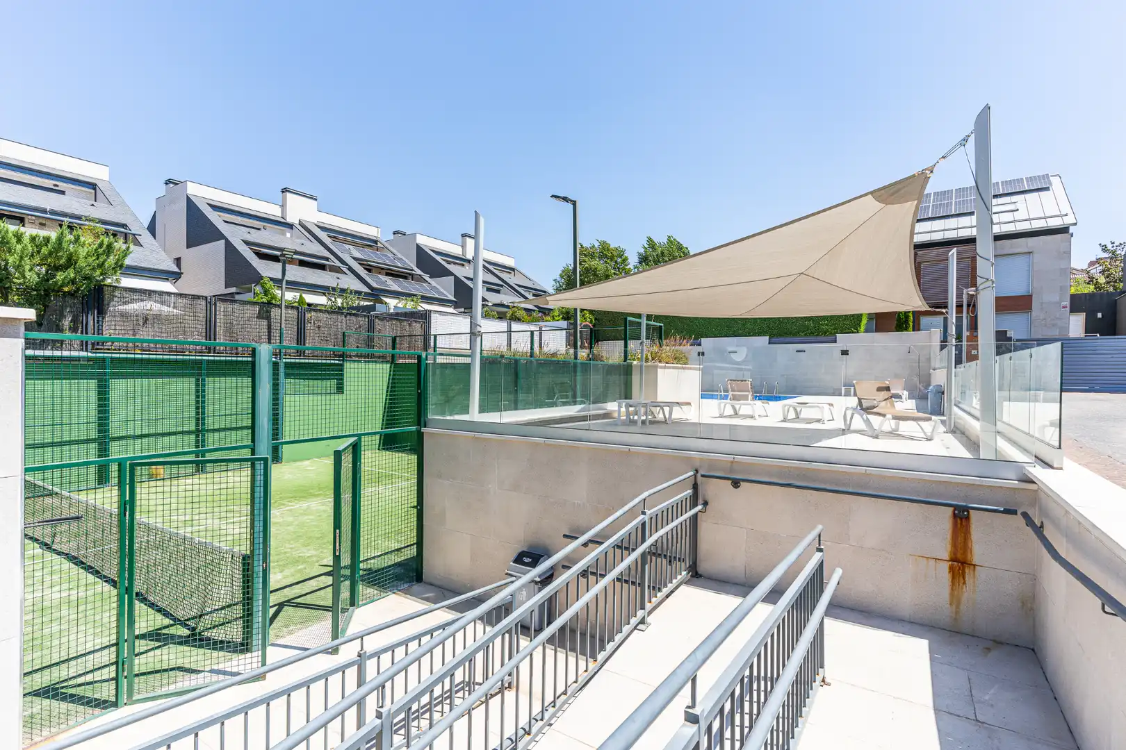 Terrace of Detached homes for sale in Las Rozas de Madrid  with Air Conditioner, Heating and Private garden