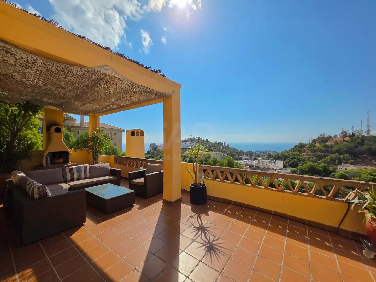 Terrasse von Dachboden zum Verkauf in Málaga mit Klimaanlage, Heizung und Terrasse