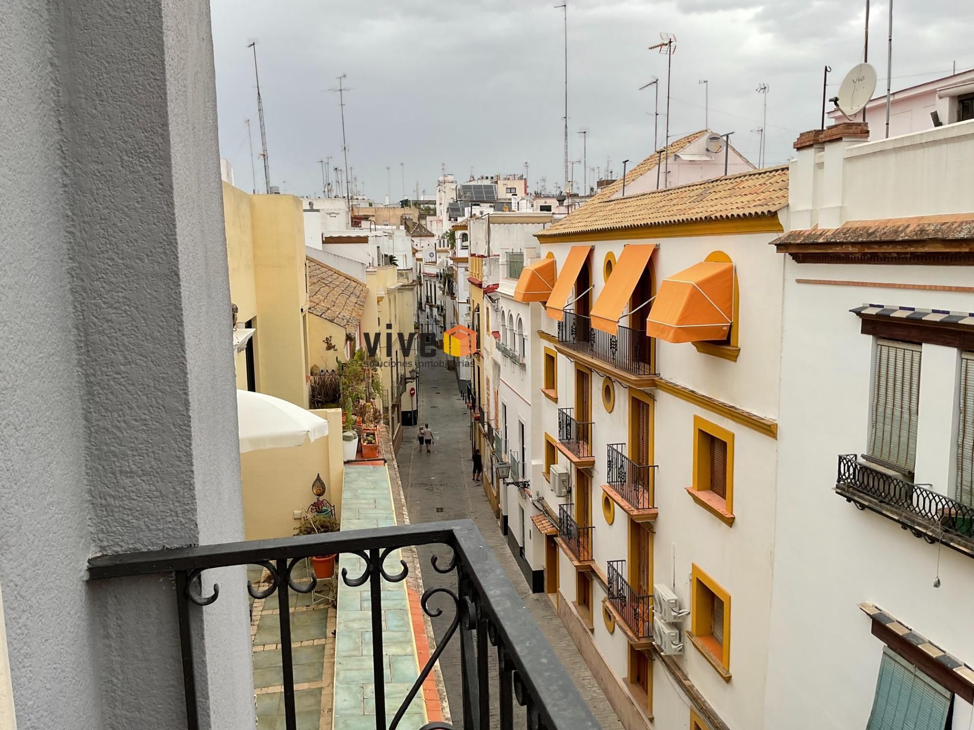 Vista exterior de Pis en venda en  Sevilla Capital amb Aire condicionat, Calefacció i Parquet