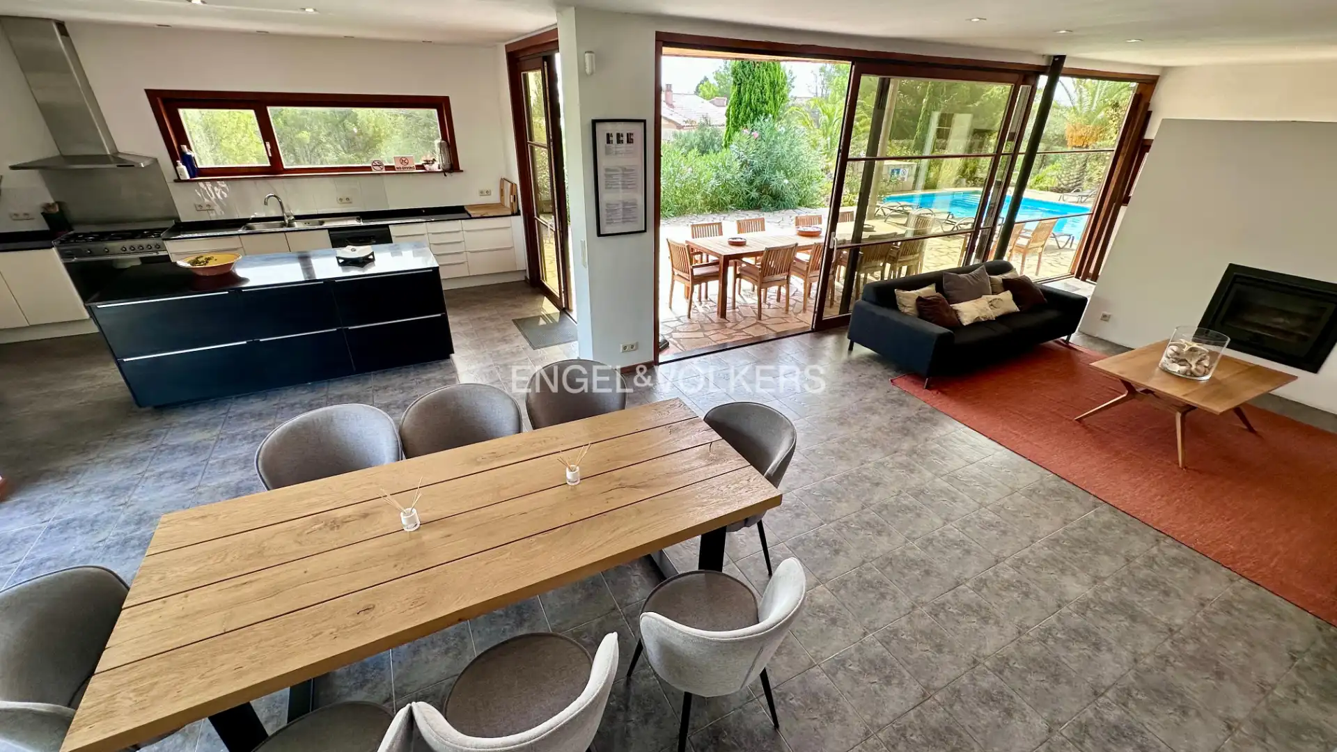 Comedor de Casa o chalet en venta en L'Ametlla de Mar  con Aire acondicionado, Jardín privado y Terraza