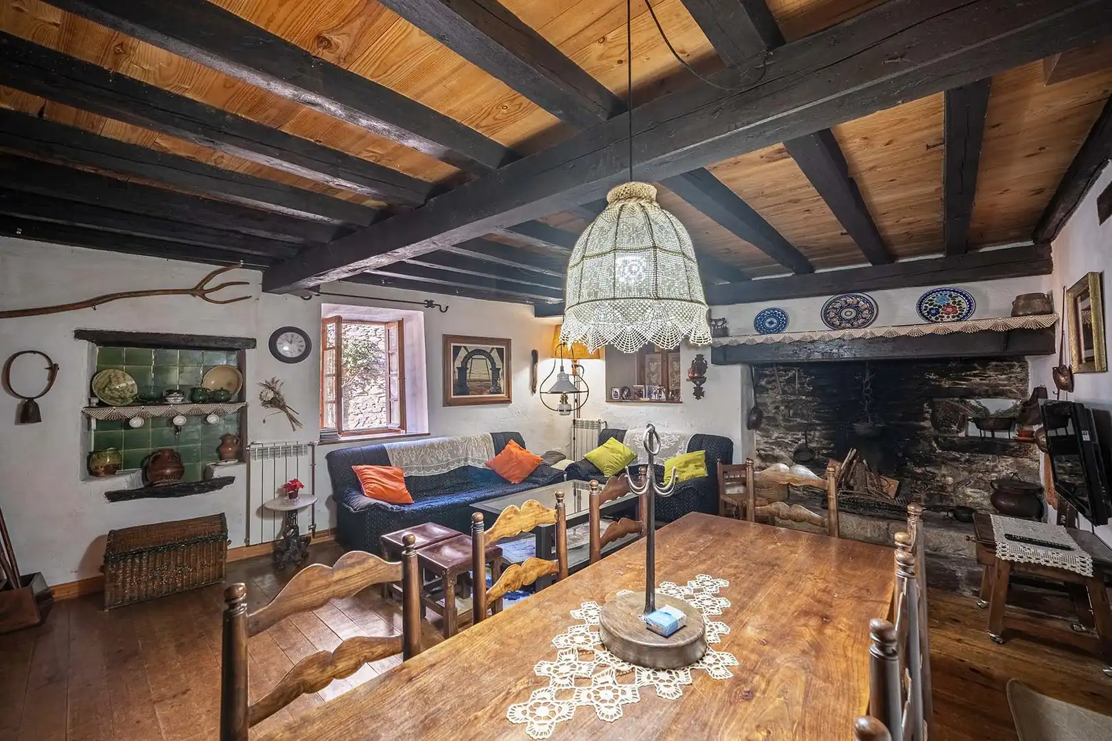 Living room of Detached homes for sale in Naut Aran  with Heating, Parquet flooring and Furnished