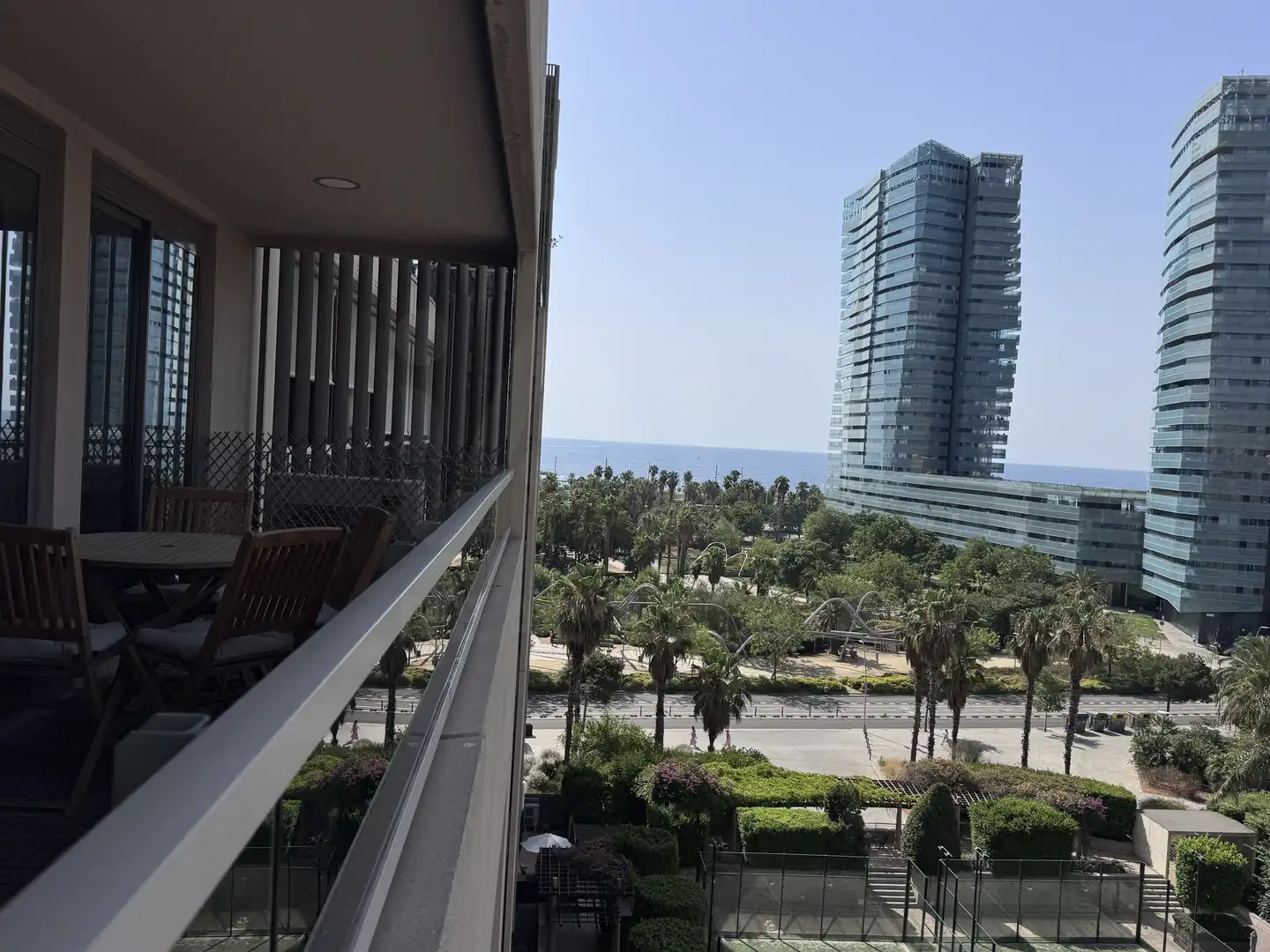 Balcony of Flat for rent in Barcelona