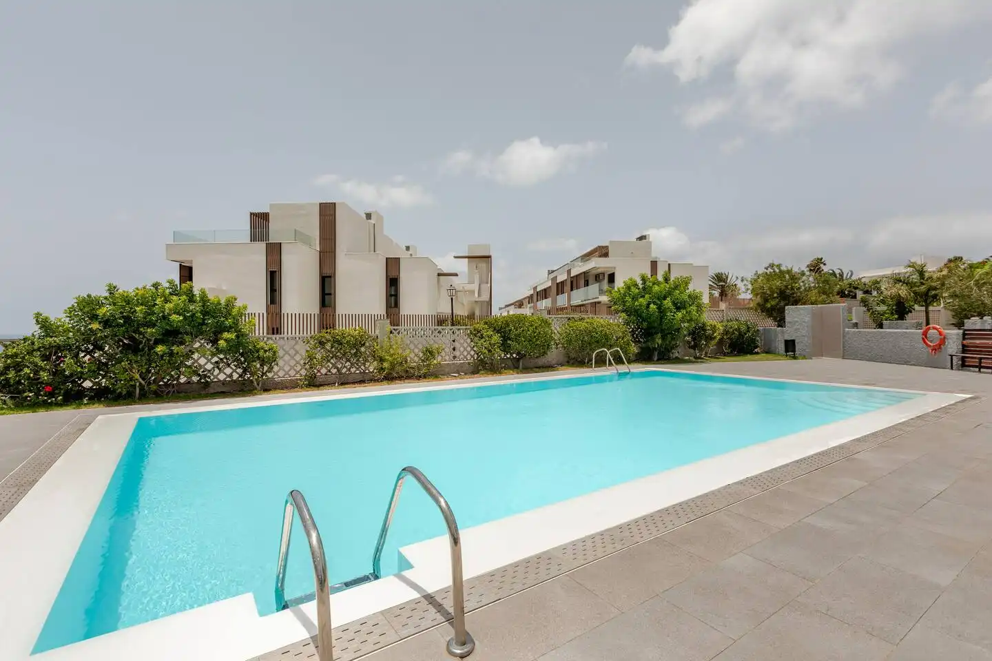 Piscina de Casa adosada en venda en Agaete amb Jardí privat, Terrassa i Moblat