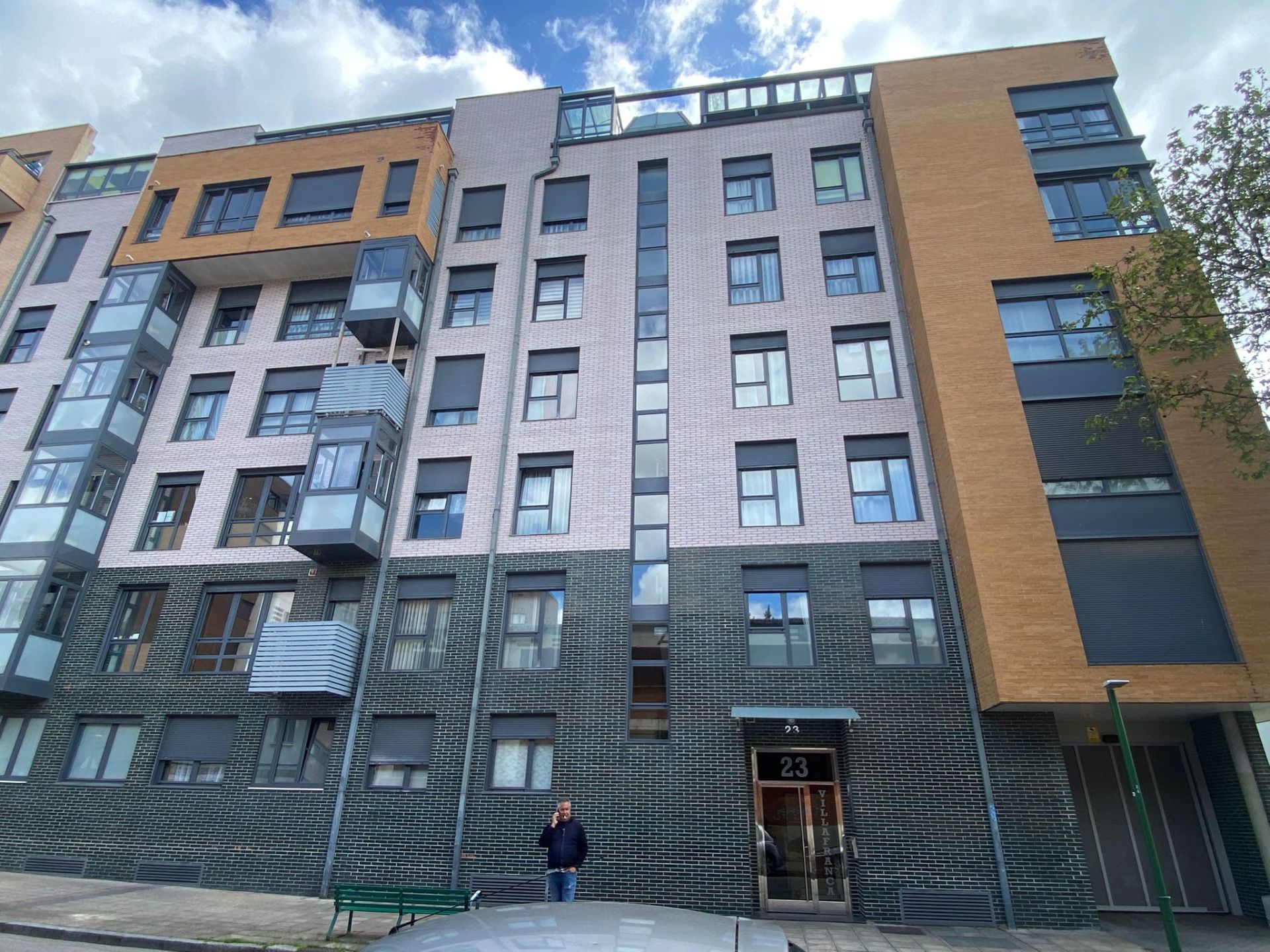 Exterior view of Flat for sale in Burgos Capital  with Heating, Parquet flooring and Terrace