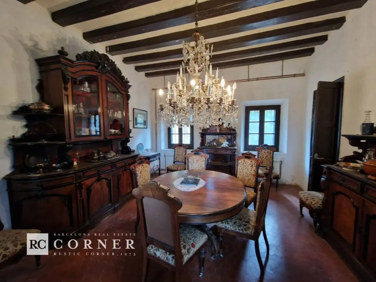 Dining room of Houses for sale in Vimbodí i Poblet  with Heating, Private garden and Swimming Pool