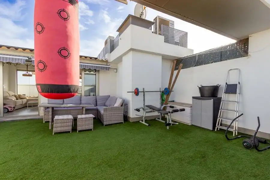 Terrace of Attic for sale in Elche / Elx  with Air Conditioner, Heating and Private garden