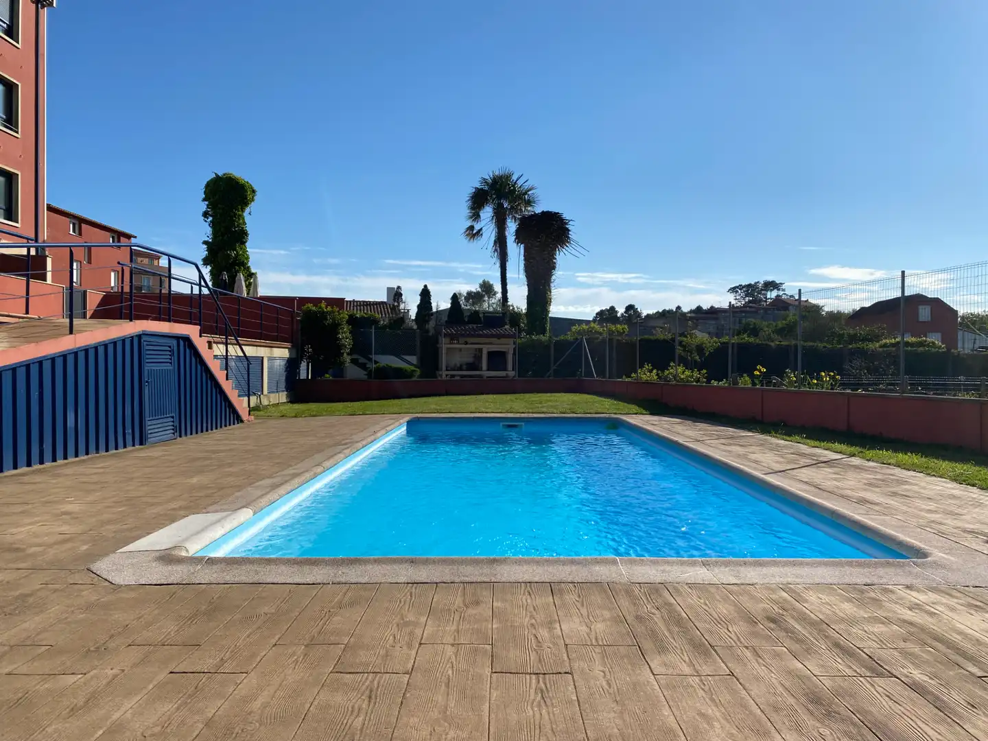Swimming pool of Apartments for sale in Boiro  with Heating, Storage room and Community pool
