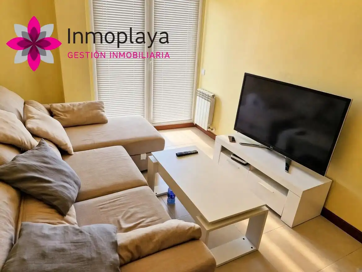 Wohnzimmer von Wohnung zum Verkauf in Noja mit Heizung, Terrasse und Möbliert