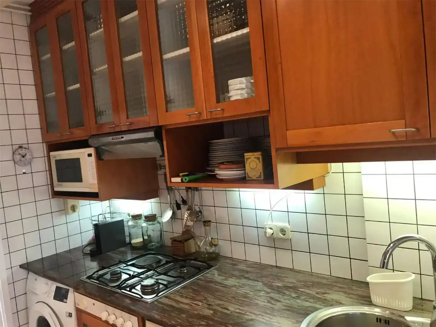 Kitchen of Flat for rent in  Barcelona Capital  with Air Conditioner