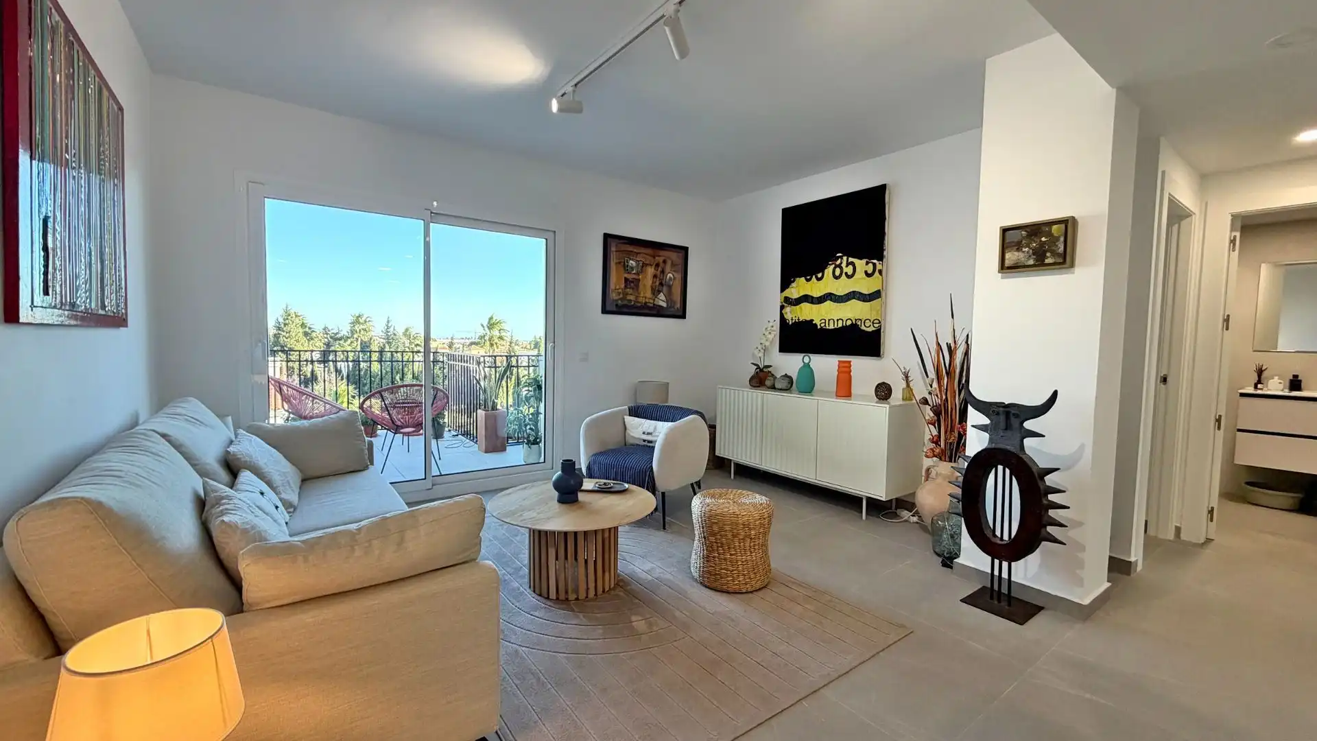 Living room of Attic for sale in El Montgó
