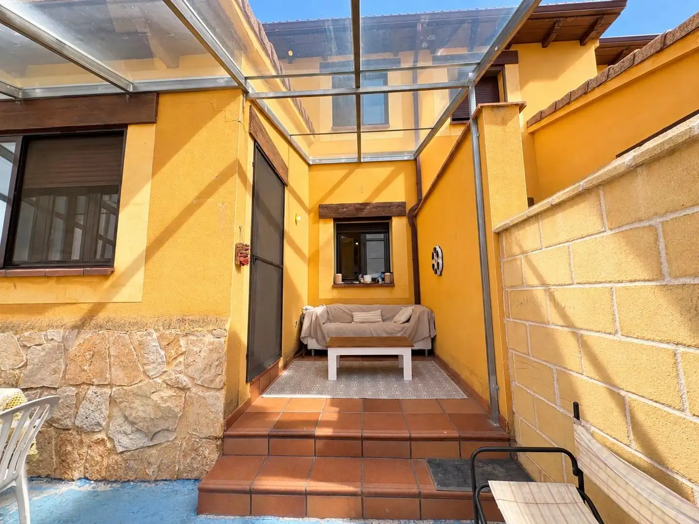 Terraza de Casa adosada en venta en Garcillán, Segovia