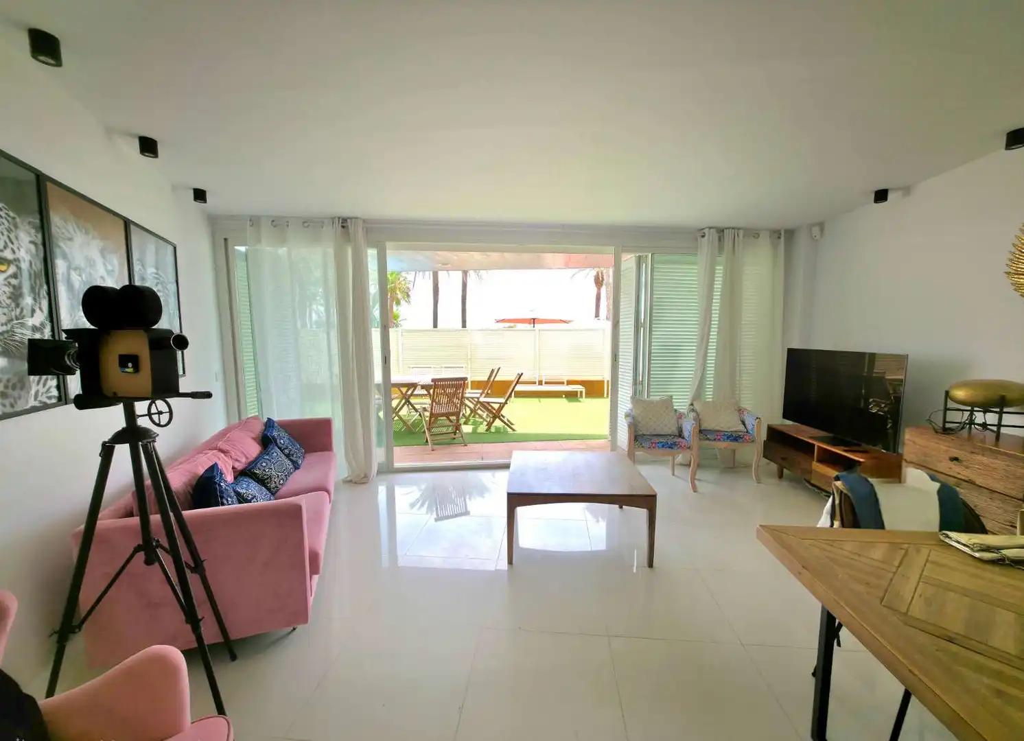 Sala d'estar de Planta baixa de lloguer en Eivissa amb Aire condicionat, Calefacció i Terrassa
